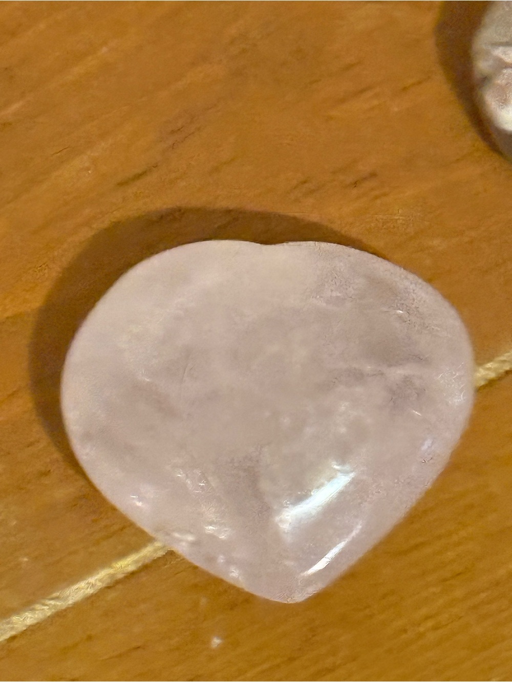 Polished Rose Quartz Heart Accent - Soft Pink Home Accent